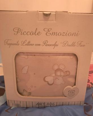 trapunta lettino con paracolpi neutro