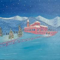 Quadro olio su tavola