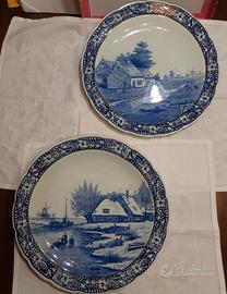 due grandi Piatti Vintage Holland Sonneville 