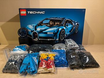 Lego Technic Bugatti Chiron 42083 completo