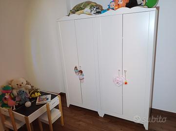 armadio legno per bimbo bambini