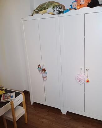 armadio legno per bimbo bambini