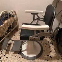 poltrona vintage da barbiere anni 50