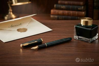 "Parker Sonnet - France" penna vintage pennino oro