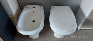 Set sanitari  wc bidet sedile  bianchi Rak ceramic