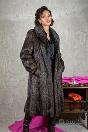 Pelliccia in Marmotta con tasche Vintage