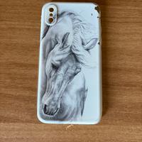 Cover iPhone X con cavallo