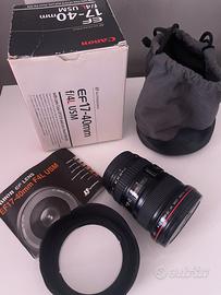 Obiettivo Canon ef 17-40 mm f/4 L USM