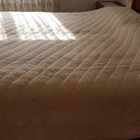 Coperta matrimoniale incisa pura lana merino