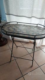 tavolino ferro battuto 