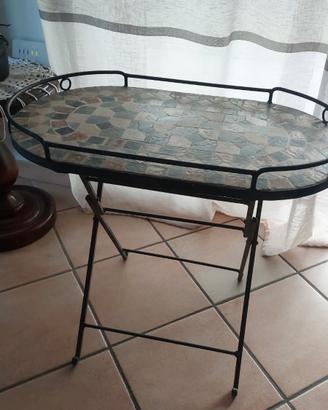 tavolino ferro battuto 