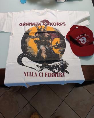 T-shirt+cappello Granata Korps Torino anni 90 