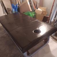 letto per massaggi in ecopelle 