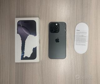 iPhone 16 Pro 256GB Titanio Nero Leggi BENE