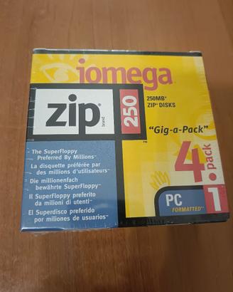 Dischi iomega Zip 250 nuovi