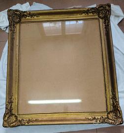 Grande Cornice Dorata Oro Antica Barocco Stucco