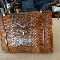 Borsetta pitone vintage anni '40/50