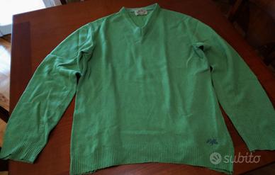 Maglione RIFLE verde oliva misto lana mis. XL Usat