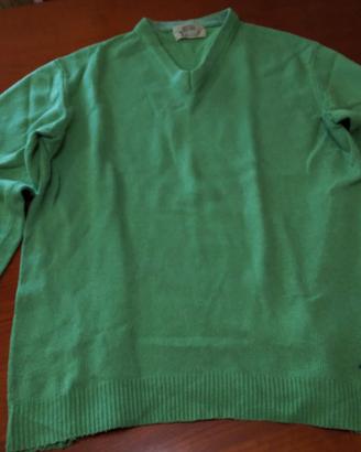 Maglione RIFLE verde oliva misto lana mis. XL Usat