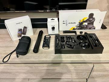 Insta360 X4 + scheda + vari accessori + garanzia