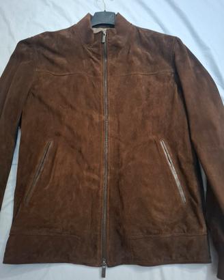 Giacca Massimo Dutti pelle scamosciata Nuova