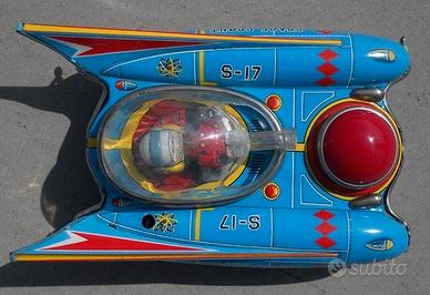 Giocattolo latta SPACE SCOUT S17 ASTRONAVE ROBOT