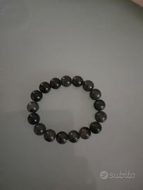 Bracciale con pietre grigio 
