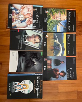 Lotto di 7 libri in lingua inglese per studenti