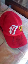 Cappellino Ferrari autografo Schumacher 
