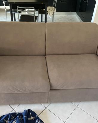 Divano letto tre posti made in italy