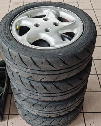 cerchi e gomme semislick 195 50 15 