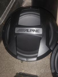 doppio subwoofer alpine 30cm