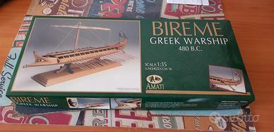 Bireme Greek warship
