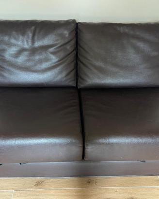 DIVANO LETTO PELLE