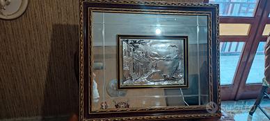 quadro con marina in rilievo 