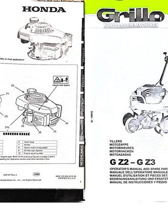 Motozappa honda G Z3