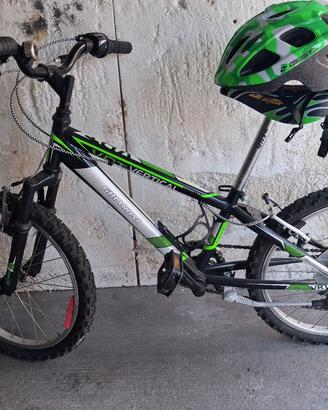 bici tipo bmx x bimbo dai 7/9 anni con caschetto 