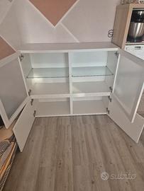 Credenza bianca (120x40x104h)