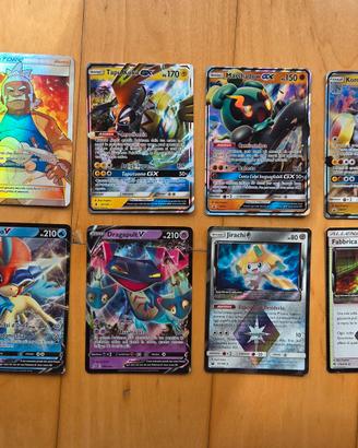 Lotto 8 Carte Pokémon Ultra Rare