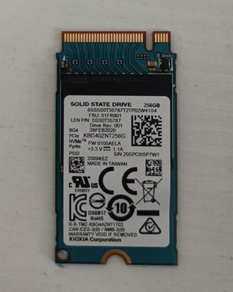 M2 NVRAM ssd 256Gb 2242