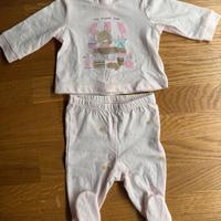 1 completo, 1 body, 2 magliette neonata 1-3 mesi