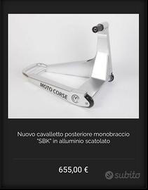 Cavalletto posteriore monobraccio