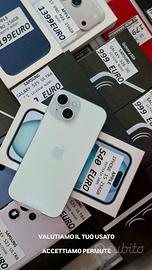 IPHONE 15 256GB azzurro batteria 100%