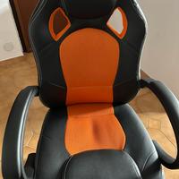 Sedia Gamer arancione