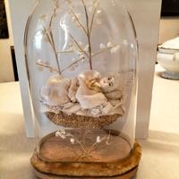 Statuetta in cera Maria Bambina 