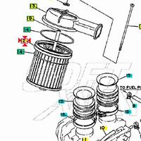Filtro aria Yamaha Virago 535 2GV144510000