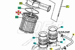 Filtro aria Yamaha Virago 535 2GV144510000