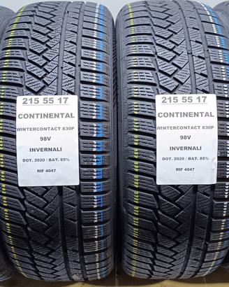 4 GOMME 215 55 17 CONTINENTAL INV RIF4047