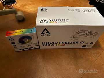 Liquid Freezer III 240 A-RGB + P12 A-RGB (Bianco)