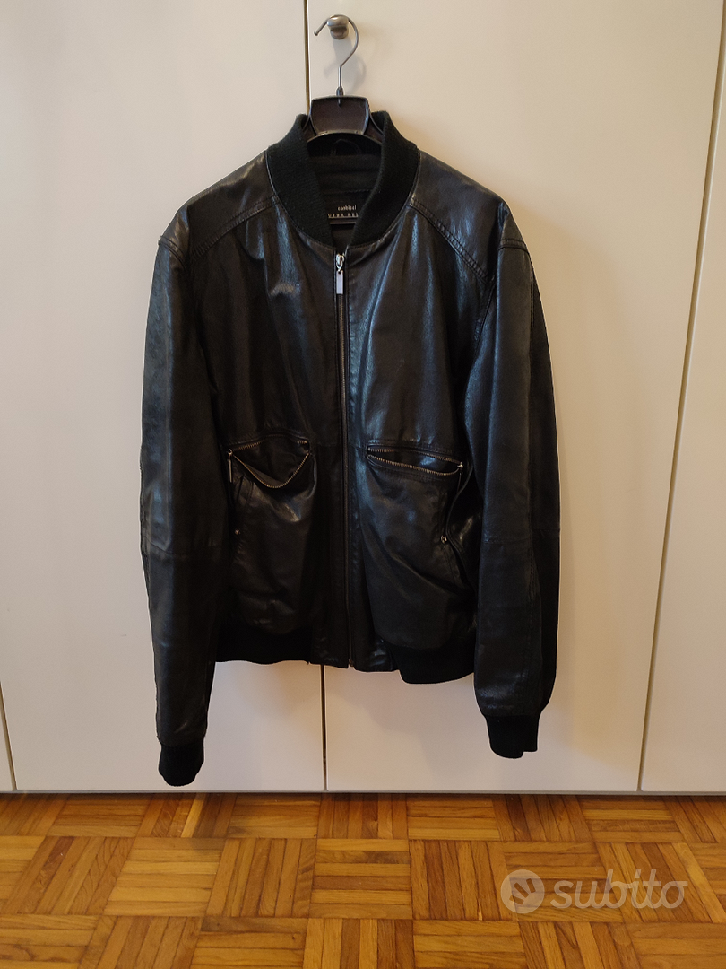 Giacca biker in pelle – Conbipel